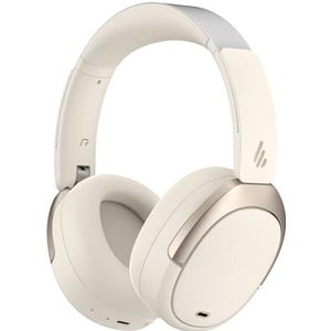Edifier W80 Over-ear hoofdtelefoon met -49dB actieve ruisonderdrukking, LDAC Hi-Res bedraad en draadloos, AI Clear Call, snel opladen, multipoint-verbinding, Bluetooth V5.4 - Ivoor