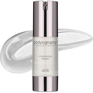 Bodyography Foundation Primer (Clear): 1 oz anti-aging salon make-up met vitamine E, A, jojoba, druivenpitolie, 1 oz