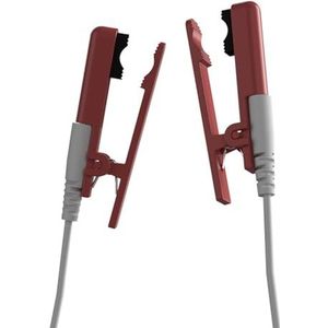 KTTAVL Siliconen hoofd tepelklemmen schaamlippen clips vrouw elektrische clitoris/tepel clip stimulator elektrische schok erotische seksspeeltje for vrouwen mannen koppels (Color : Red Rot)
