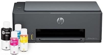 HP Smart Tank 581 All-in-One Printer, Home and home office, Print, copy, scan, Wireless; High-volume printer tank; Print from phone or tablet; Scan to PDF