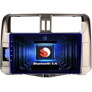 Carplay Autoradio Multimedia Speler Compatibel met Toyota Land Cruiser Prado 150 2009-2013 Autoradio Stereo 2din Hoofdunit(2G-32G CAM DVR)