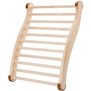Gravidus 2er Set Ergonomische Sauna-Rückenlehne - Ideal für entspannte Saunasitzungen - Wellness und Entspannung - Maße: ca. 51 x 37,5 x 6,5 cm aus Holz
