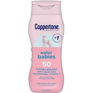 Coppertone Water Babies Sunscreen Lotion, SPF 50 8 fl oz (237 ml) Coppertone
