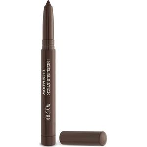 WYCON cosmetics INDELIBLE STICK Eyeshadow Oogschaduw, stylo, waterbestendig, mat of gesatineerd, langdurig, romige eyeliner met stick - 117 donkere chocolade