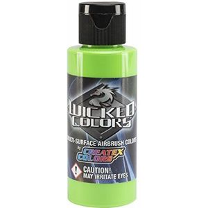 Createx Wicked W023 Green 60 ml. Fluorescerend