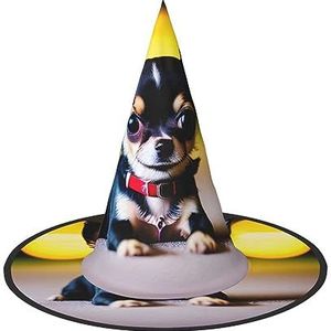 SSIMOO Chihuahua hond Halloween feesthoed, grappige Halloween-hoed, brengt plezier op het feest, maak je de focus van het feest