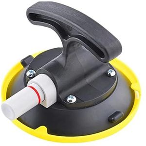 zuigheffer, 4,5 inch zuignappomp Actieve T-handgreep vacuümheffer for glazen tegels met plat en gebogen oppervlak