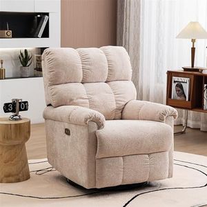 Living Room Chairs Woonkamer fauteuil ruimte capsule enkel lui casual modern eenvoudig liggend elektrisch multifunctioneel schommelstoel stof wolk bank woonkamer/slaapkamer/leeskamer (Color : Gray,