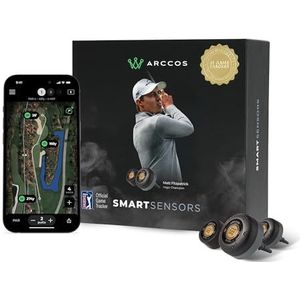 Arccos - Smart Gen4+ - Smoke Sensoren - Zwart-Grijs - Set van 14 Stuks