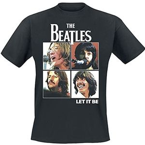 Beatles, The Let It Be T-shirt zwart XXL 100% katoen Band merch, Bands, Duurzaamheid