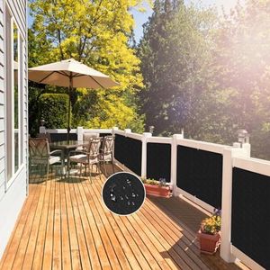 NAKAGSHI Zonnezeil, zonnezeil, zwart, 1,4 x 2,8 m, rechthoekig, waterdicht, uv-bescherming 95%, geschikt voor tuin, outdoor, terras, balkon, gepersonaliseerd