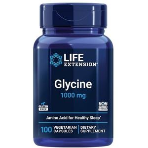 Life Extension Glycine, 1000mg - 100 Veg Capsules