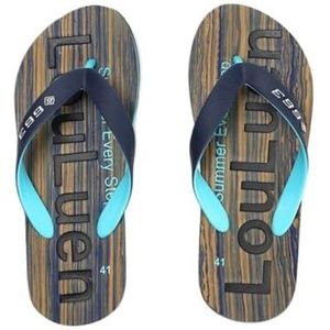 Pantoffels, Zomerse casual sandalen for heren - Lichtgewicht, ademende strandslippers for buiten voor House Slides Douche Sandalen(Blue,44 EU)