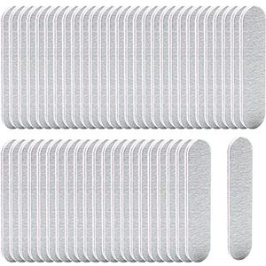 50 stuks 100/180 korrels, mini-nagelvijlen en buffers, dubbelzijdige nagelvijlen, manicure-tool voor acrylnagels, nagelverzorging