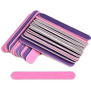 Nagelvijl, Nagel Buffer, 500 stks/partijen dubbelzijdige nagelvijlen mini houten buffers slank schuurpapier