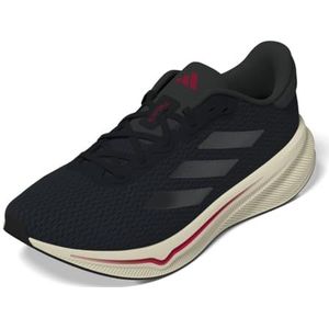 adidas Response hardloopschoenen voor heren, Aurora Ink Carbon Pure Ruby, 40 2/3 EU