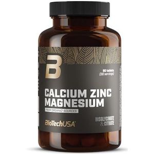 BioTechUSA - Calcium Zinc Magnesium - 90 Tabletten - Organische Mineralen