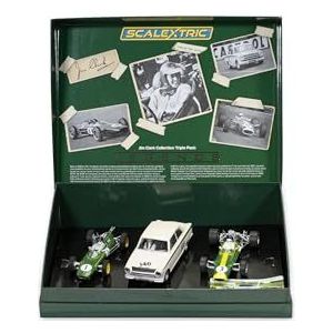 Scalextric De legende van Jim Clark Triple Pack 1:32 Slot Race Cars Limited Edition Box C4395A
