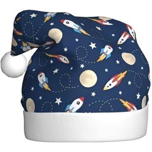 MYGANN Rocket In Space Unisex Kerstmuts Voor Thema Party Kerst Nieuwjaar Decoratie Kostuum Accessoire