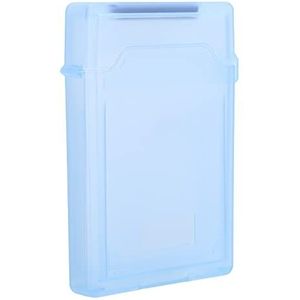 Harde schijf beschermingsdoos, perfect passende schijf opbergkoffer Trillingen voorkomen krasbestendig voor 2,5 inch HDD SSD(blauw)