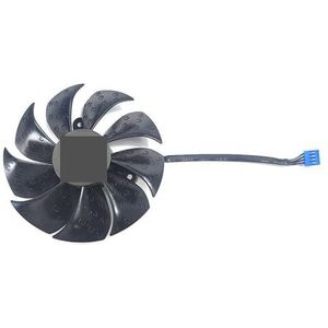 88MM 4PIN PLD09220S12H GPU-ventilator, voor EVGA voor RTX 3090 3080TI 3080 3070 3060TI XC3 ULTRA/(ZWART) GAMING Grafische kaartkoelventilator(C)