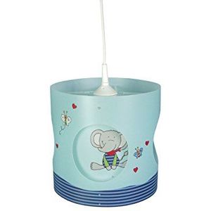 Zelfdraaiende LED kinderkamer hanglamp - Lolo Lombardo - mooie lichteffecten door zonne-energie lampenkap