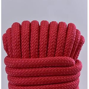 Buitentouw, klimtouw, Kerngesponnen Parachutekoord Lanyard Tenttouw for Wandelen Camping Waslijn DIY Armband (Color : Red, Size : 50M)