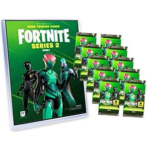 Panini Fortnite Kaarten Serie 2 Trading Cards - Verzamelkaarten (1 map + 10 boosters)