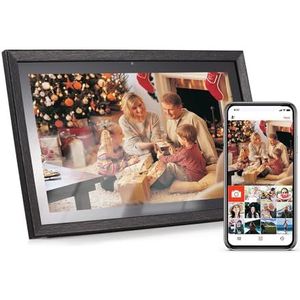 18,5 Inch Groot WiFi Digitaal Fotolijstje IPS Touchscreen Cloud Smart Automatische Rotatie Foto's Delen Via APP Eenvoudig Delen Momenten