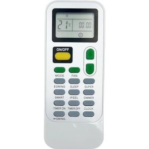 1x AC-afstandsbediening DG11J1-06, J1-06E, J1-06(E) Airconditioner-afstandsbediening