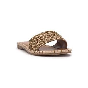Jessica Simpson Bibiani platte sandaal voor dames, Tabak, 38.5 EU
