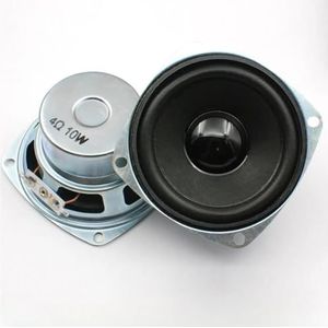 BAGYOHO 2 stuks 3 inch volledig bereik geluidsluidspreker 4 ohm 10W HIFI audio luidspreker anti-magnetische lange slag grote spoel luidspreker (kleur: 4 ohm 10 W luidspreker-01)