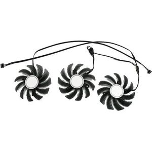 3 stuks PLD08010S12HH RTX3060 78MM 4PIN voor Gigabyte RTX 3050 3060 3060TI GAMING OC voor grafische kaartkoelventilator