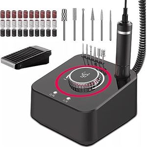 Elektrische nagelvijl, Elektrische Nagel Grinder for Harde Nagels 40000 Rpm Manicure Machine Elektrische Nagel Boor Nagel Polijstmachine Professionele Nail Beauty Tool voor zowel natuurlijke als kunst