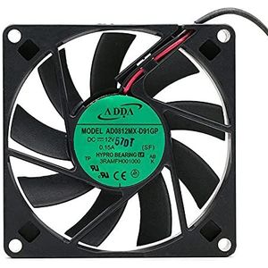 AD0812MX-D91GP 8015 80 * 80 * 15mm 12V 0.15A 2-wire silent Case cooling Fan