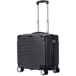 Koffer 16-inch instapkoffers Handbagage Kleine draagbare koffers met wielen Krasbestendige bagage Duw en trek vrij lichtgewicht