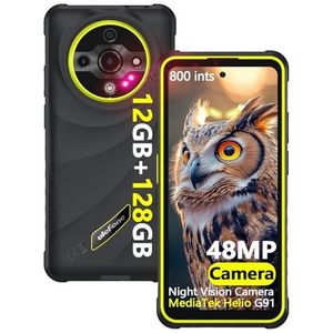 Ulefone Armor X31 Rugged Phone Unlocked, 12GB+128GB MTK Helio G91 Android 14, 48MP+20MP Main Camera, 6050mAh, 6.56"" Corning Gorilla Screen, IP68/69K Waterproof, Dual 4G, Widevine L1, IR Blaster, Green