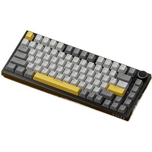 QPSJXN Draadloos gamingtoetsenbord AK820 (820 zwart/grijs)