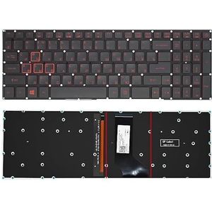 Amerikaans Spaans PT-BR Braziliaans Russisch toetsenbord voor Acer voor Aspire VX15 VX5-591G VX5-591 VX5-793 VN7-593 VN7-793 VN7-793G(RU Red Word Light)