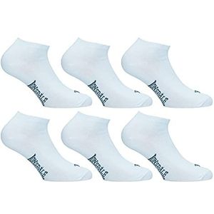 Lonsdale Sneaker 6 paar enkelsokken, uitstekende kwaliteit katoen (wit, 35-38)