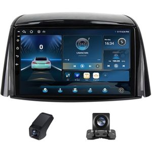 Android 14 2Din Autoradio geldt voor Renault Koleos 2008-2016 Ingebouwd CarPlay/Android auto/DSP-processor/GPS-navigatie WIFI RDS-radio-Bluetooth 9 Duim Touch screen/Stuurbediening(C20Pro)