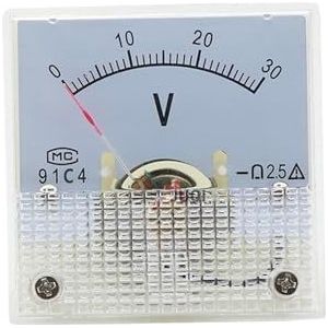 NTDXLFJHB 91C4-V DC Type aanwijzer Voltmeter 3/5/10/15/20/30/50/100/150/250/450V analoge mechanische plaattafel (15V)