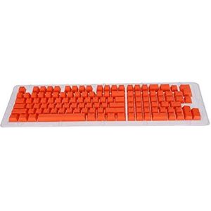 114 Toetsen Toetsenbord Keycaps, Pbt Oem Hoogte Twee Kleuren Injectie Lichtdoorlatend Diy Ergonomisch Mechanisch Toetsenbord Vervangende Keycap, voor 61/64/68/72/82/84/87/104/108-key (mini-oranje rood)