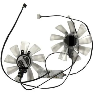 2 stuks GPU-koeler, videokaartventilator, voor KFA2 RTX 2070 2080 Super EX (1-Click OC), grafische koeling FY10015M12LPA