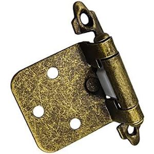 Scharnier, zelfsluitende kast deur scharnier keukenkast verzonken veer scharnier kledingkast keukenkast antiek meubilair hardware (kleur: brons)