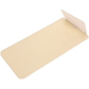 Toetsenbordhoes voor Logitech K380 toetsenbord, draagbare draagbare stofdichte toetsenbordbeschermtas voor het opbergen van het toetsenbord, kunstleer, slim (geel)