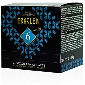 Drinkchocoladepoeder Eraclea volle melk met pistache / nr. 6 - 15 afzonderlijke porties, 450 g
