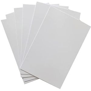 Kerstpostkaarten 100 Kraft Cards Gift Vintage lege briefkaart wenskaart bruin wit zwart papier Diy groothandel 14 * 10cm Blanco Ansichtkaarten (Size : White)