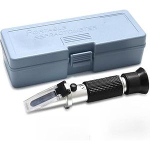 Refractometer Draagbare testertool 4 in 1 refractometer ATC-batterij met koffer for motorolie, glycol, antivries, vriespunt, auto Gemakkelijk te gebruiken en te kalibreren