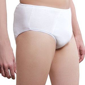 One-Wear Super Zachte Katoen Heren Wegwerp Slips (5 Pack) Lichtgewicht Wegwerp ondergoed slipje broek en onderbroek voor Reizen, Ziekenhuis, Spa, Waxen, Massage, Sauna en Noodgevallen